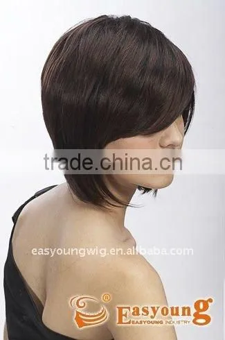 Fashion Long Bang Synthetic Short Hair Style Wig, Pull Through Wigs photo-4