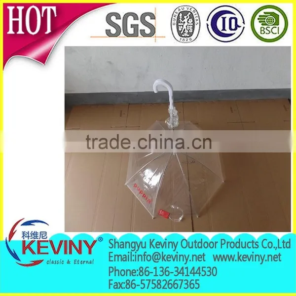 Dog Umbrella Pvc Fabric Materials Transparent Umbrella for Animal Manufacture by Chinease Parapluie Factory photo-4