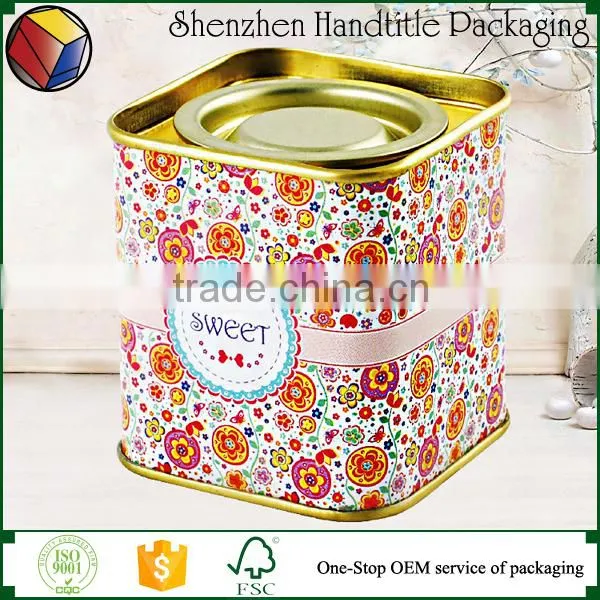Lovely and Colorful Tin Tea Tin Hot Sale Christmas Gift photo-6