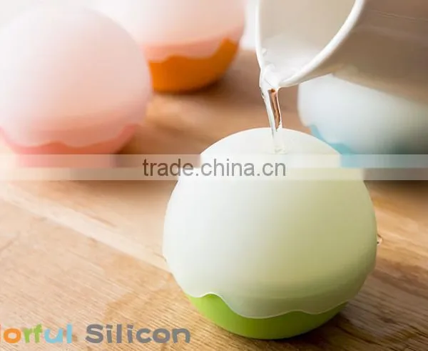 Wave Edge Ultra Slow Melting Single Silicone Ice Ball Maker Ice Spheres photo-2