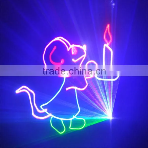 4W RGB 25kpss ILDA Animation Laser Light Logo Projector photo-5