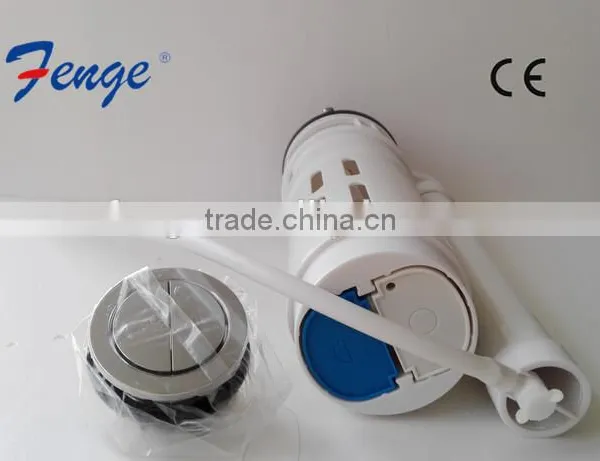 Cistern Fitting Mechanisms Dual Push Button Flush Valve Adjustable Fill Valve photo-3