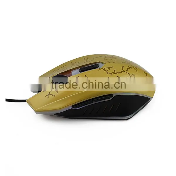 Gold 3200 DPI USB Wired Mouse Mice,LED Optical Gaming Mouse photo-4