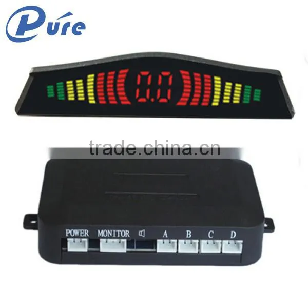 CE RoHS certification parking system ultrasonic sensor 4 sensors car parking sensor system