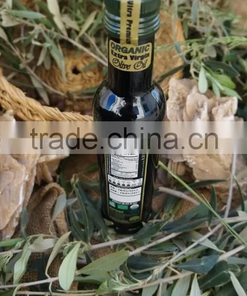 Pure Natural Extra Virgin Olive Oil. Organic Olive Oil With FDA Certification. Dorica Glass 500 ml Bottle photo-3