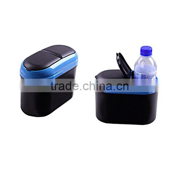 Mini Home Car Auto Trash Can Garbage Dust Holder Box Car Organizer Used In Car Home Office photo-4