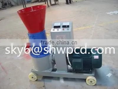 Flat Die Wood Sawdust Animal Feed Pellet Machine photo-2