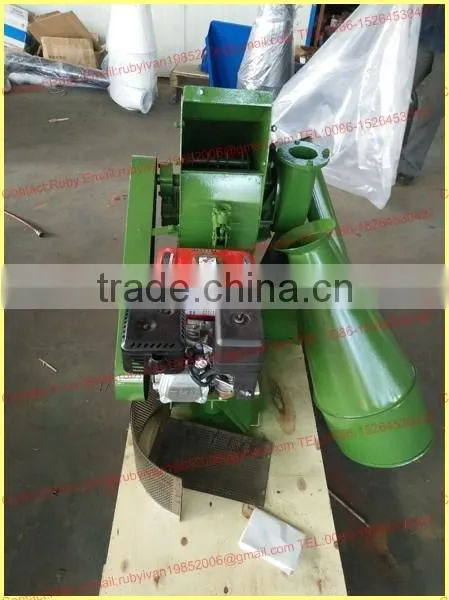 CF198 7.5hp Gasoline Engine Tree Branches Hammer Mill , Hay Hammer Mill, Firewood Hammer Mill photo-2