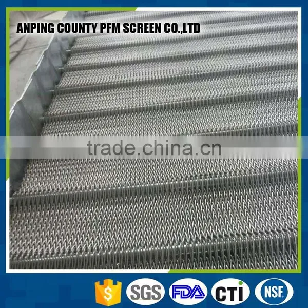 Factory Top Quality Balanced Weave Stainless Steel Wire Mesh Conveyor Belt photo-2