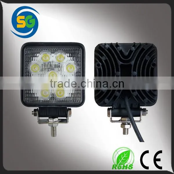 High Quality Round Shape 12V Waterproof 27w Tractor Led Work Light photo-2