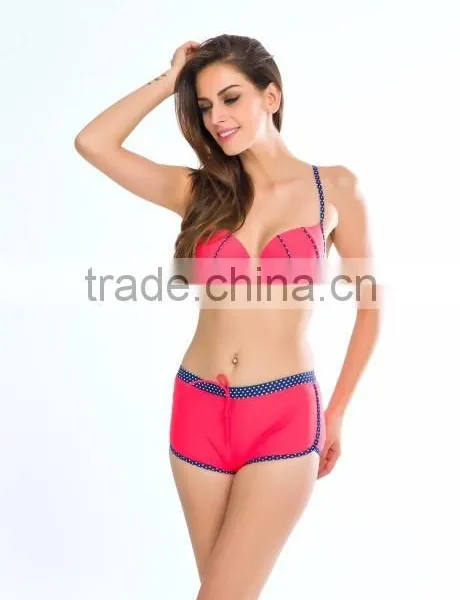 2017 Model Women High Waist Ladies Swim Wear photo-5