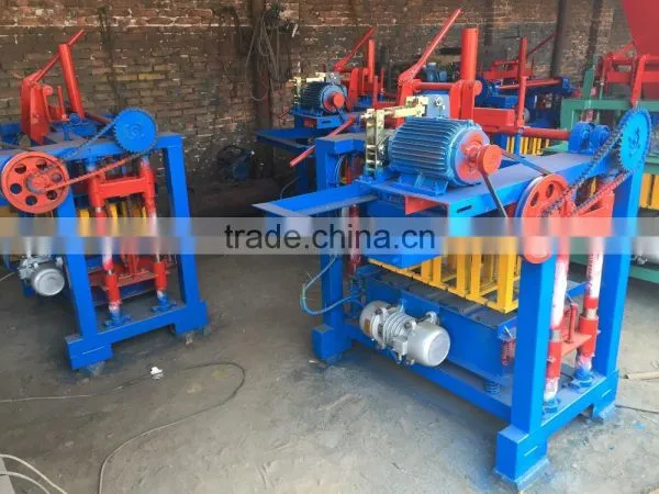 QT4-15 Cement Limestone Clay Slag Hollow Paver Brick Making Concrete Block Machinemanufacturers in India photo-2