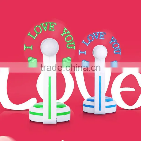 LED Message Usb Fan Promotional Led Usb Fan Customized Words Usb Fan Programmable Led Usb Fan photo-6