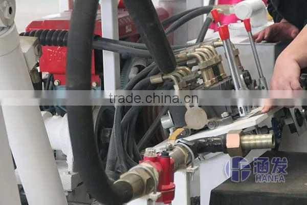 HF120W 120m Water Well Trailer Mounted Drilling Rig , Cheap Water Well Drilling Rig photo-6