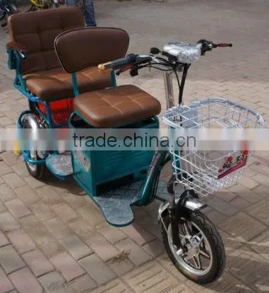 China Best Price Double Seat Tricycle Electric Tricycle