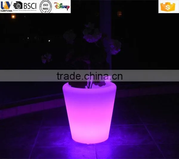 Smart Control Plastic Light up Flower Pot photo-3