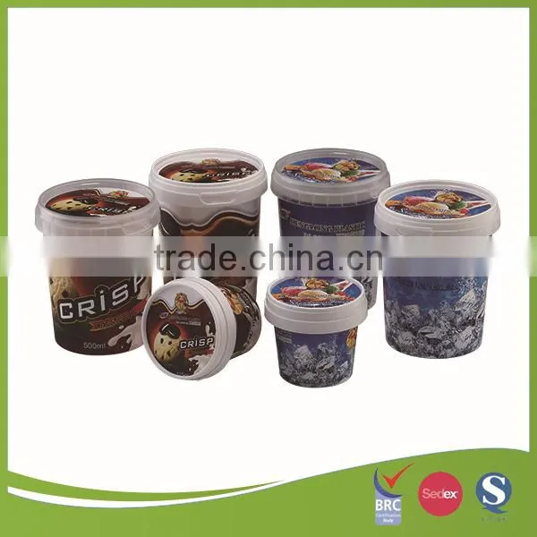 500ml Round Ice Cream Plastic Containers photo-5