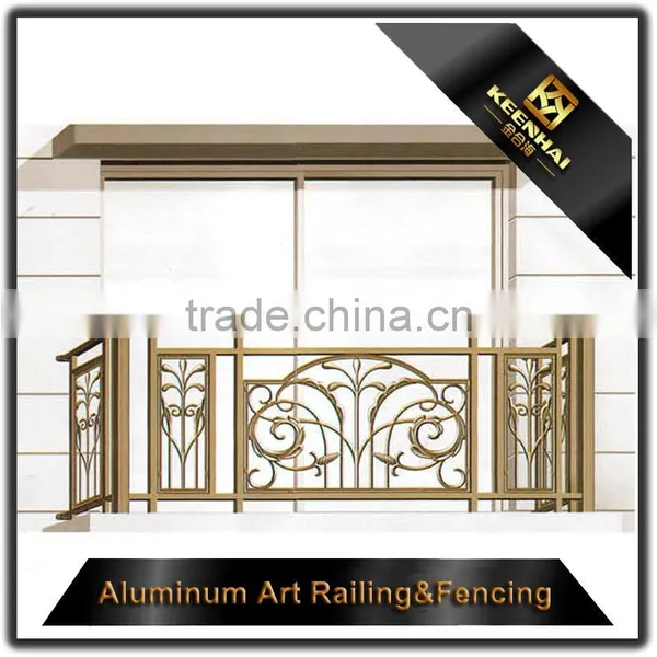 Luxury Design Decorative Powder Coated Cast Aluminum Balcony Railing photo-4