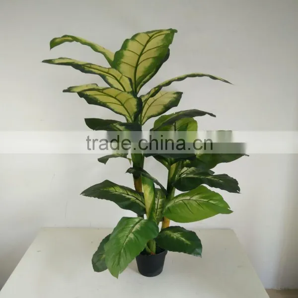 Artificial Rohdea Fake Dieffenbachia Artificial Decorative Evergreen photo-3