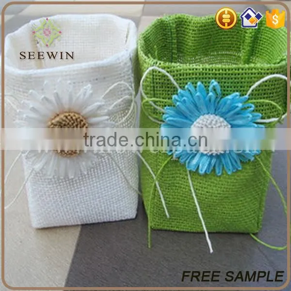 Home Decor Mesh Fabric Flower Pot Cover photo-2