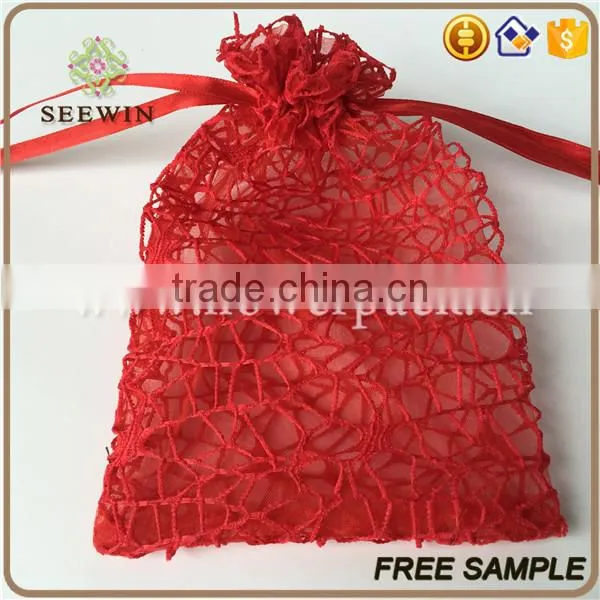 China Factory Personalized Organza Bags With Mesh photo-3