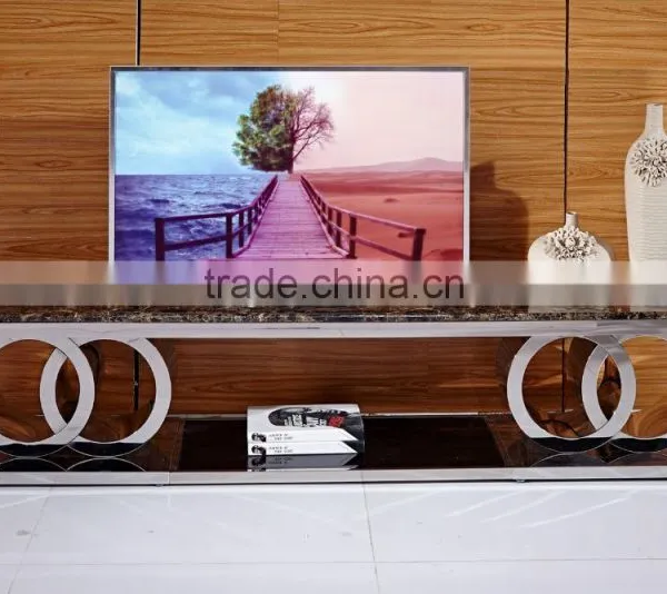 Hot Sale Marble Top TV Stand Modern photo-2