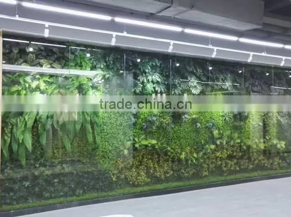 Fashion Artificial Grass Plants Store Design Wall photo-2