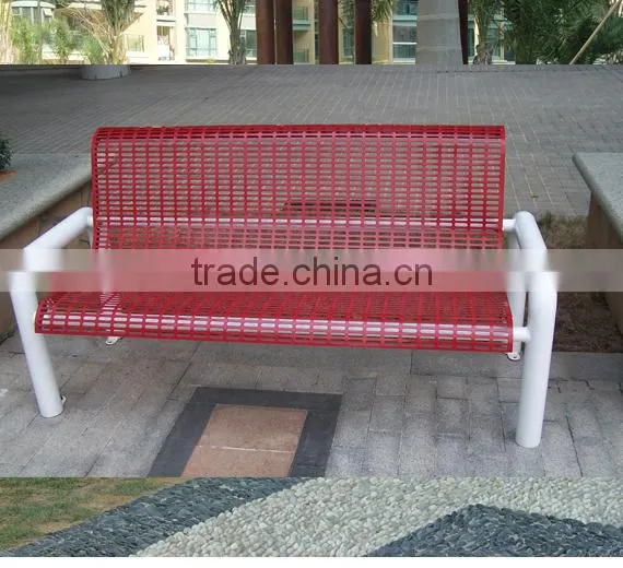 Steel Metal Modern Commercial Seating Benches photo-5