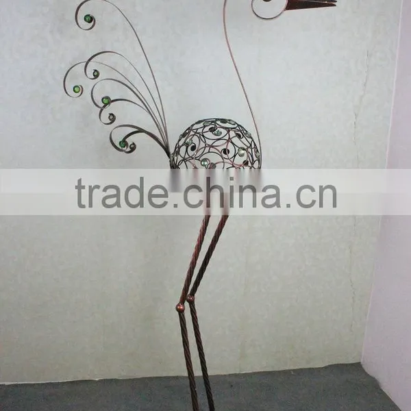 Garden Decor Metal Animal Peacock photo-4