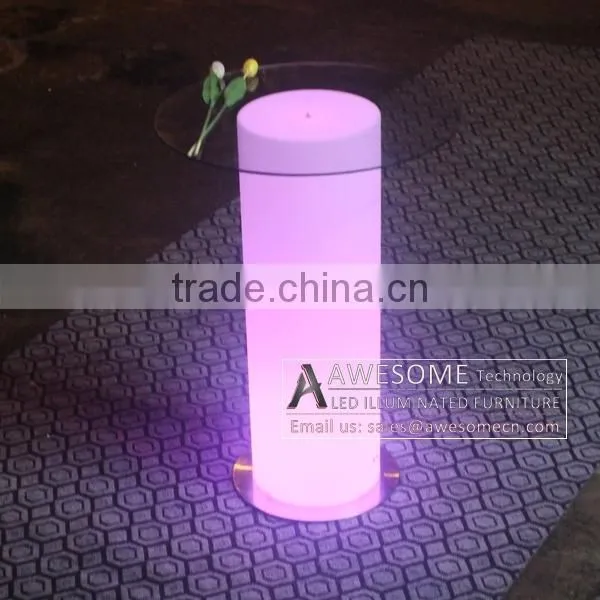 Innovative Led Liquor Table, Bar Drinking Table With Glass Top photo-2