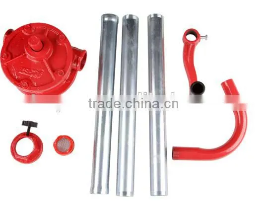 JS-32 Three Input Tube Cast Iron Oil Rotary Hand Pump For Drum photo-5