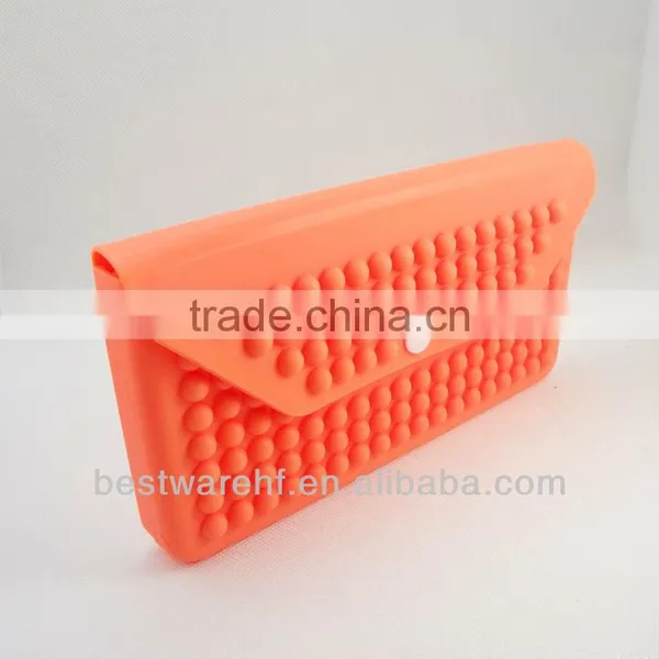 Eco-friendly Orange Silicone Money Bag photo-2