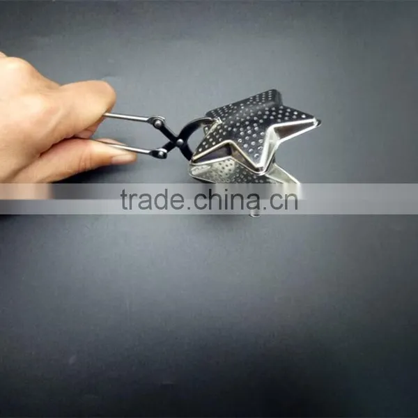 100% Food Grade Star Shape Tea Strainer 304 Stainless Steel photo-3