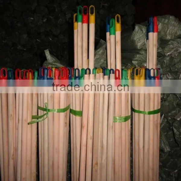 Small Cap Round Wood Broom Pole photo-3