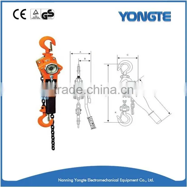 0.75ton- 9ton Lifting Block/lifting Chain Lever Hoist photo-2