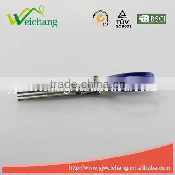WCSC001 Premium Soft Grip Stainless Steel Precision 5 LAYER BLADES SCISSOR New Design photo-4