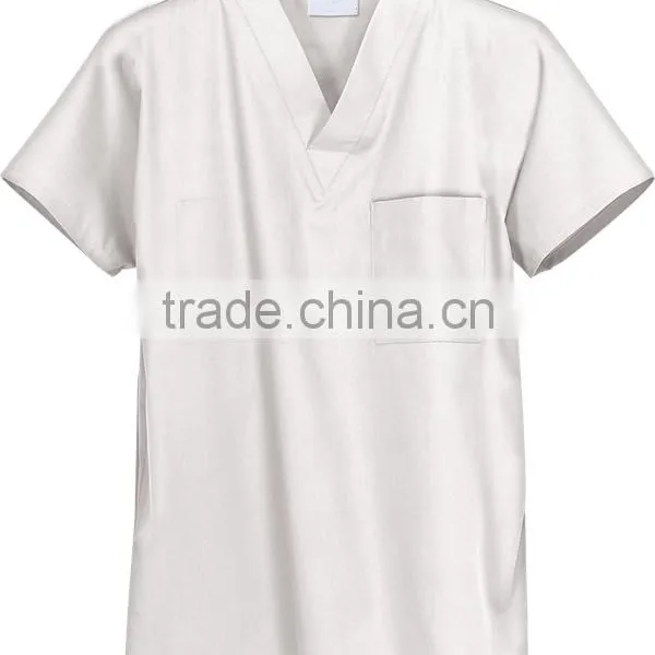 Hospital Unisex Reversible Scrub Tops Uniform Fashion Designs Factory China photo-5