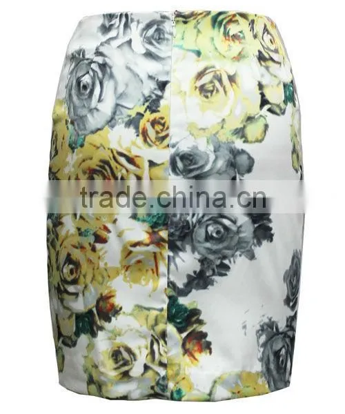 New Fashion Design Western Style Printed Ladies Designer Skirt Suits photo-6