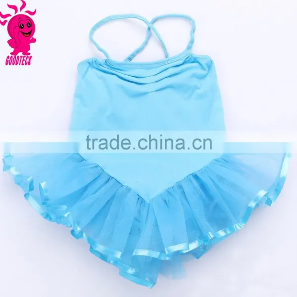 Wholesale Kids School Class Turquois Dance Leotard Girls Ballet Leotard