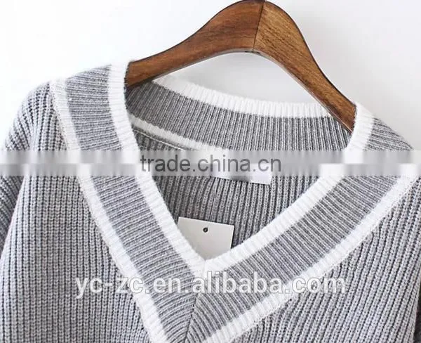 Knitted Sweater Wool Sweater Design for Girl photo-5