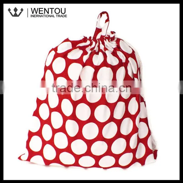 Fashion Chevron Polka Dot Cotton Cheap Laundry Bag photo-5