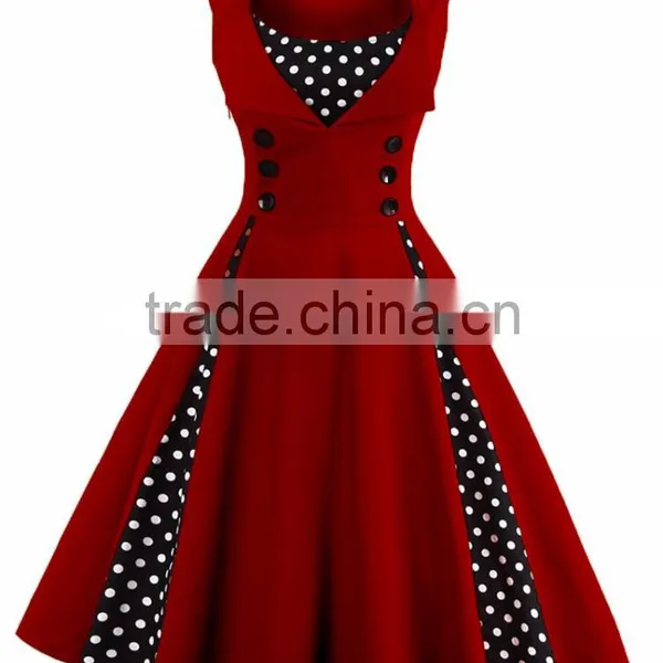 Walson Z&M Women Sexy Party Cocktail 60s Summer Dresses photo-4