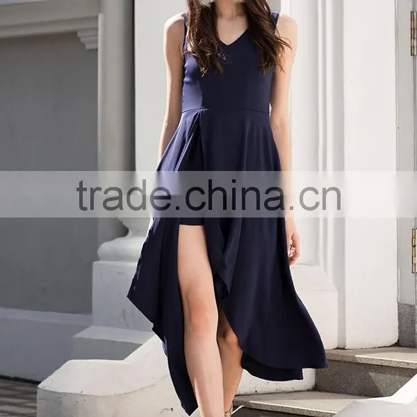 2017 OEM Summer Bodycon Jumpsuit Women Maxi Overlay Romper photo-4