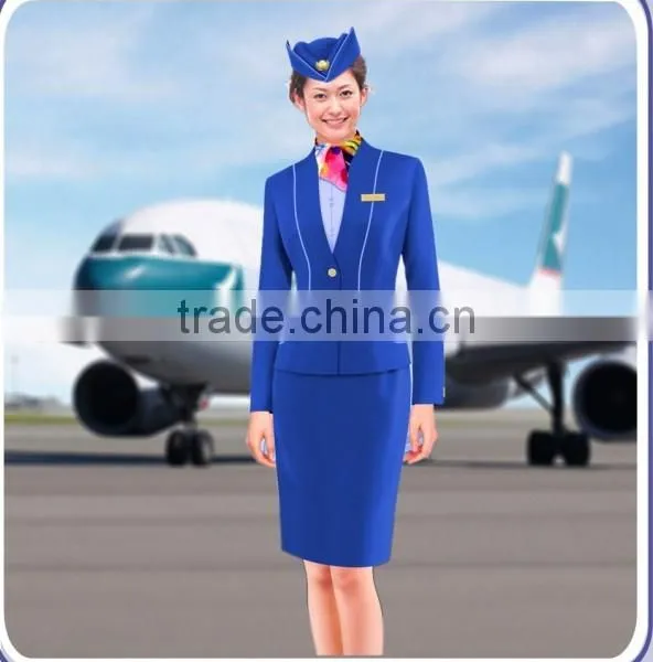 Fashion Airline Stewardess Uniform for Women/men photo-2