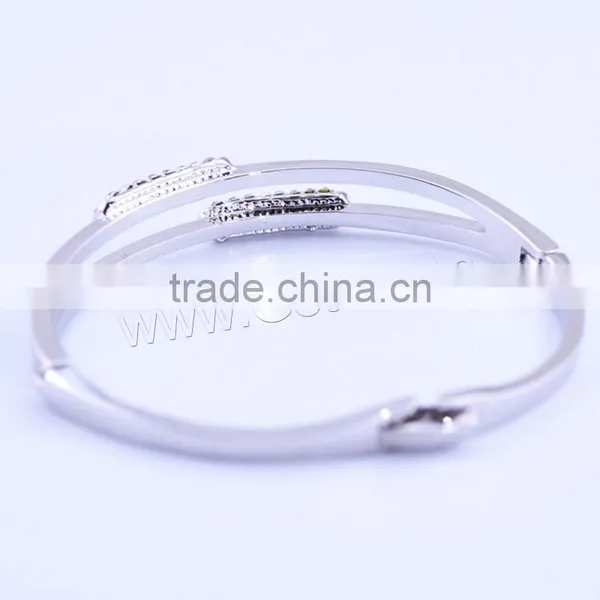 Rhinestone Zinc Alloy Kara Hair Tie Tiny Bangle photo-3