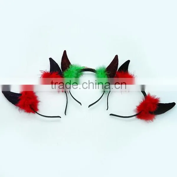 Wholesale Super Cute Halloween Party Kids Headband Demon Antlers Hairband photo-2