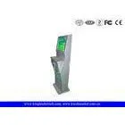 Self Service Interactive Touch Screen Kiosk With Rugged Metal Keyboard