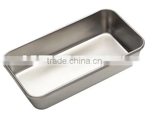 Instrument Tray Round Corners, Stainless Steel, 8-7/8" x 5" x 2",Haspital Instruments Tray