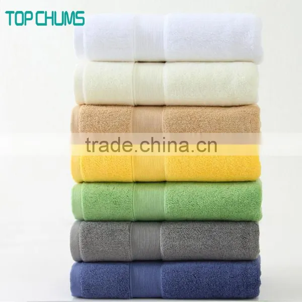 Wholesale Custom Logo High Quality Solid Color Egyptian Cotton Bath Towel photo-3