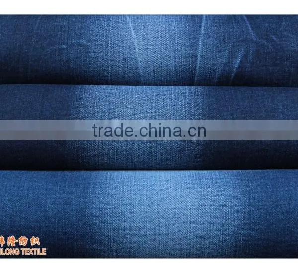 8.5OZ Ancient Cotton Indigo Denim Jeans Fabric photo-6